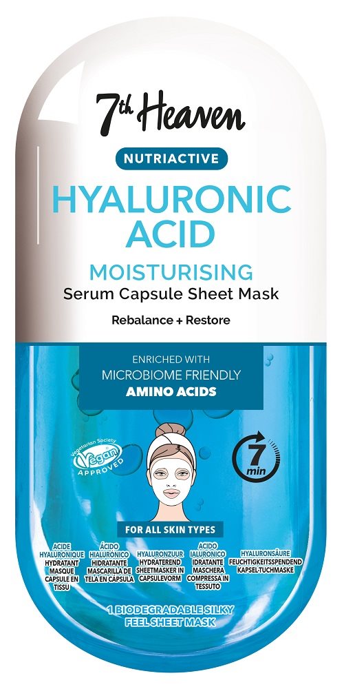 7th Heaven Sheet Mask Nutriactive Hyaluronic 10 ml
