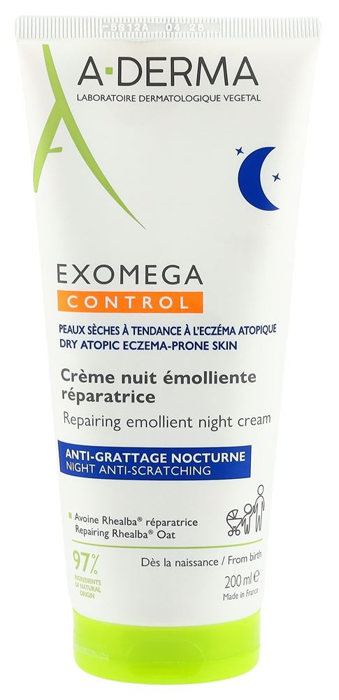 A-Derma Exomega Control Nachtcreme 200 ml