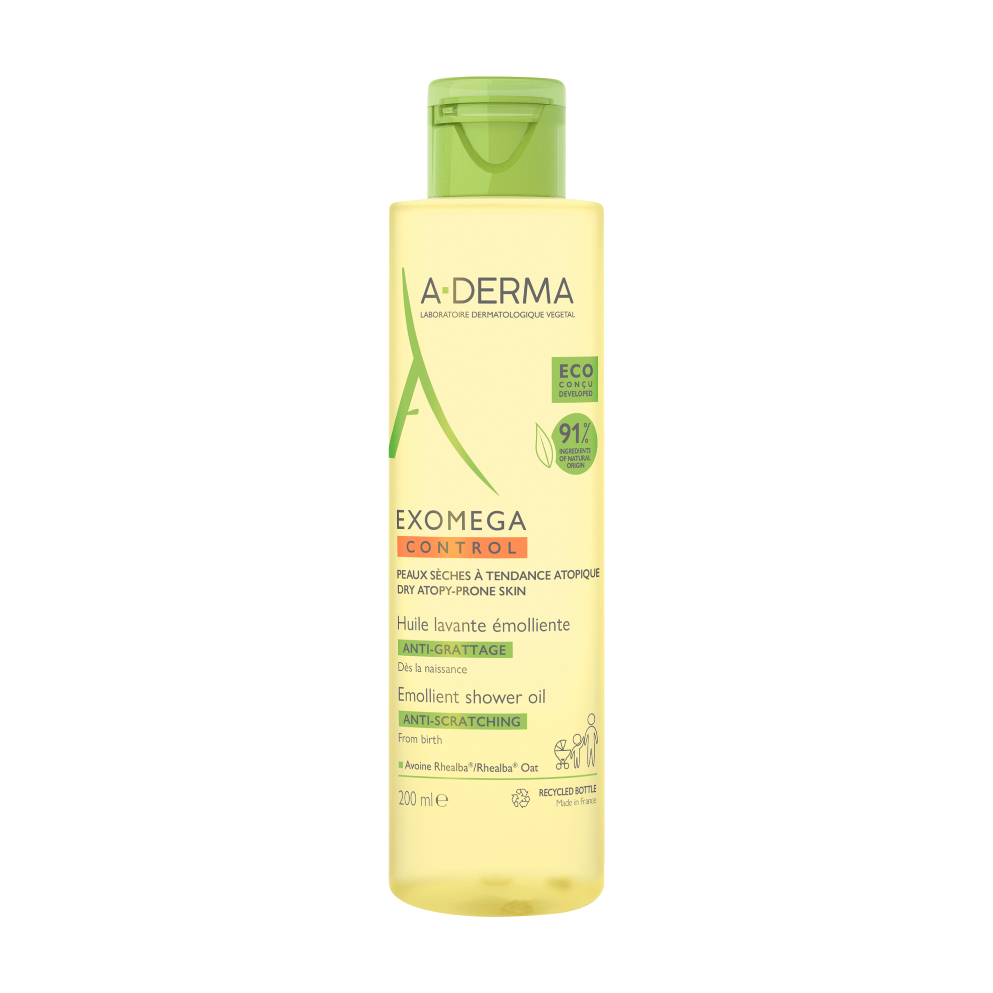 A-Derma Exomega Control Huile nettoyante émolliente fl 500 ml