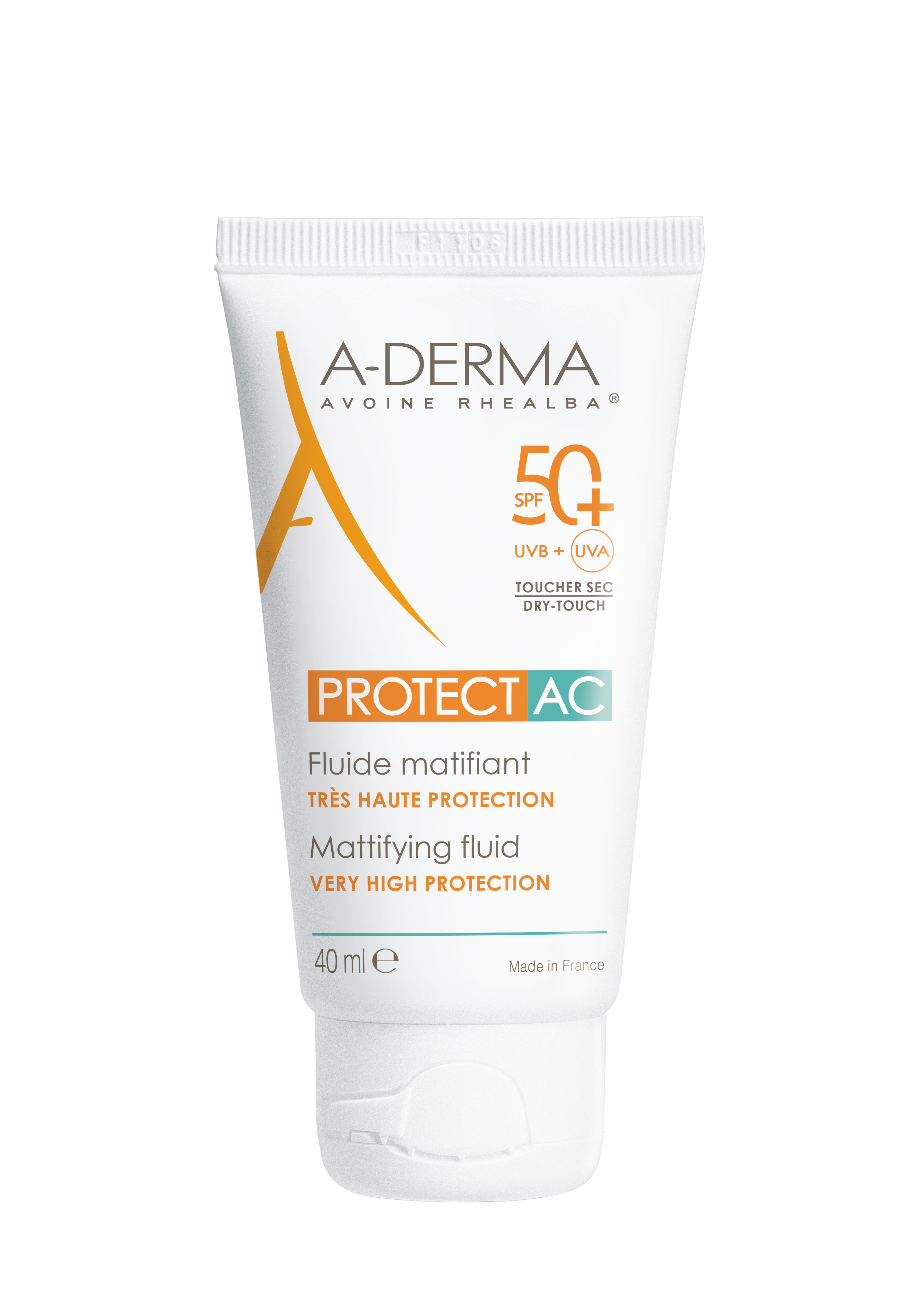 A-Derma Protect-Ac mattierendes Fluid LSF/SPF 50+ 40 ml | Sonnenpflege | Körperpflege & Schönheit | Sonnenschutz