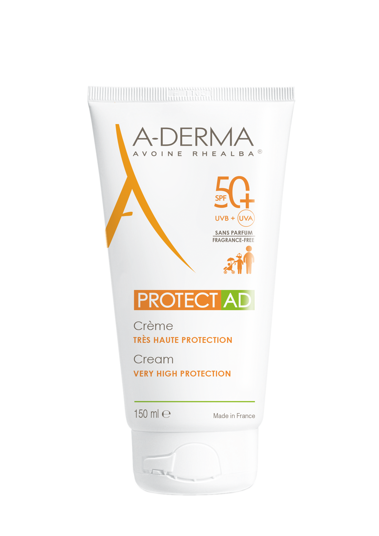 Image of A-Derma Protect-Ad Creme Spf50+ 150 ml