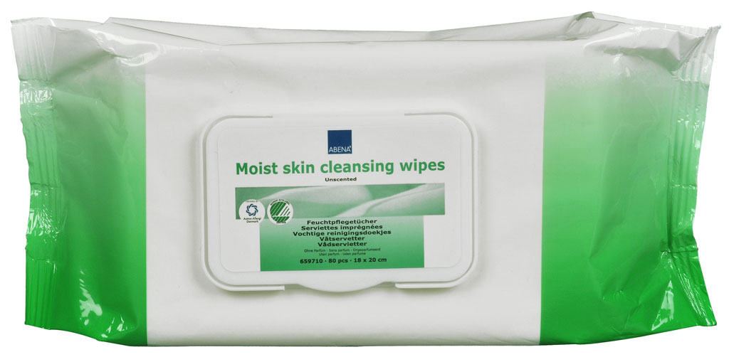 Image of Abena Skincare Feuchtpflegetücher ohne Parfum 80 Stk