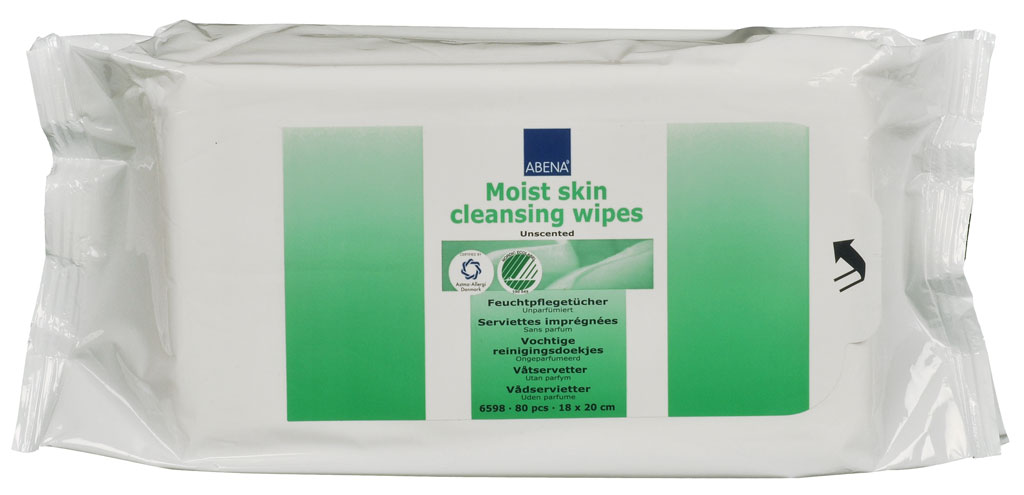 Image of Abena Skincare Feuchtpflegetücher ohne Parfum refill 80 Stk