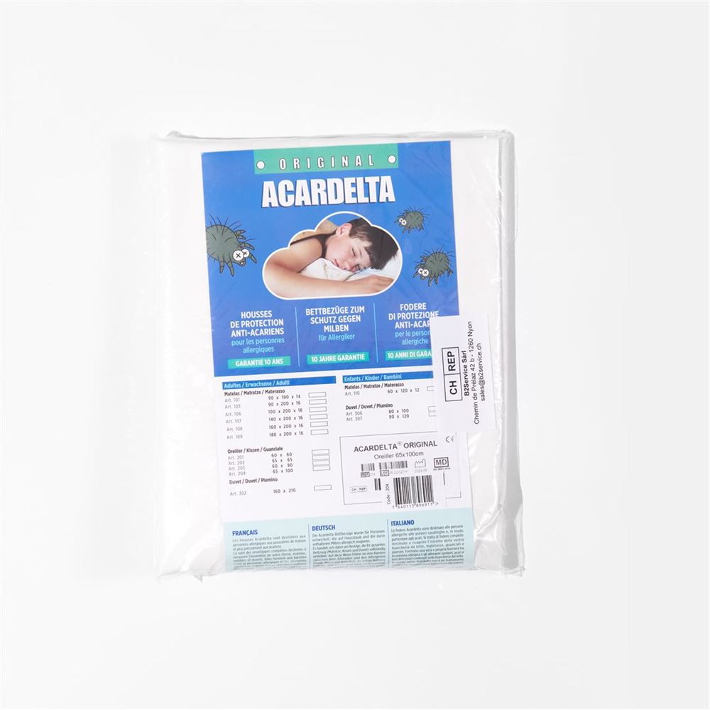 Image of Acardelta Original Milbenschutz Kissen 65x100cm