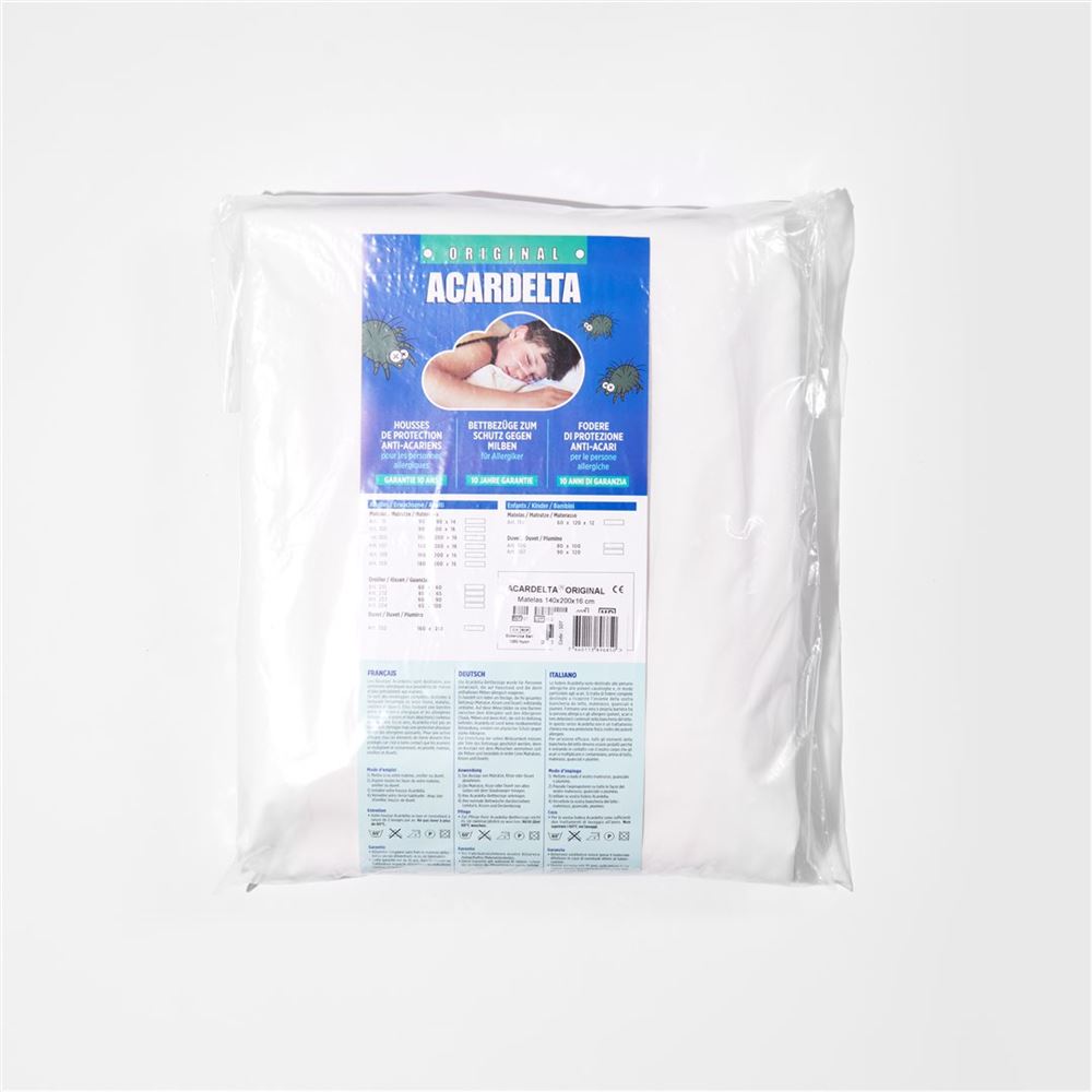 Image of Acardelta Original Milbenschutz Matratze 140x200x16cm