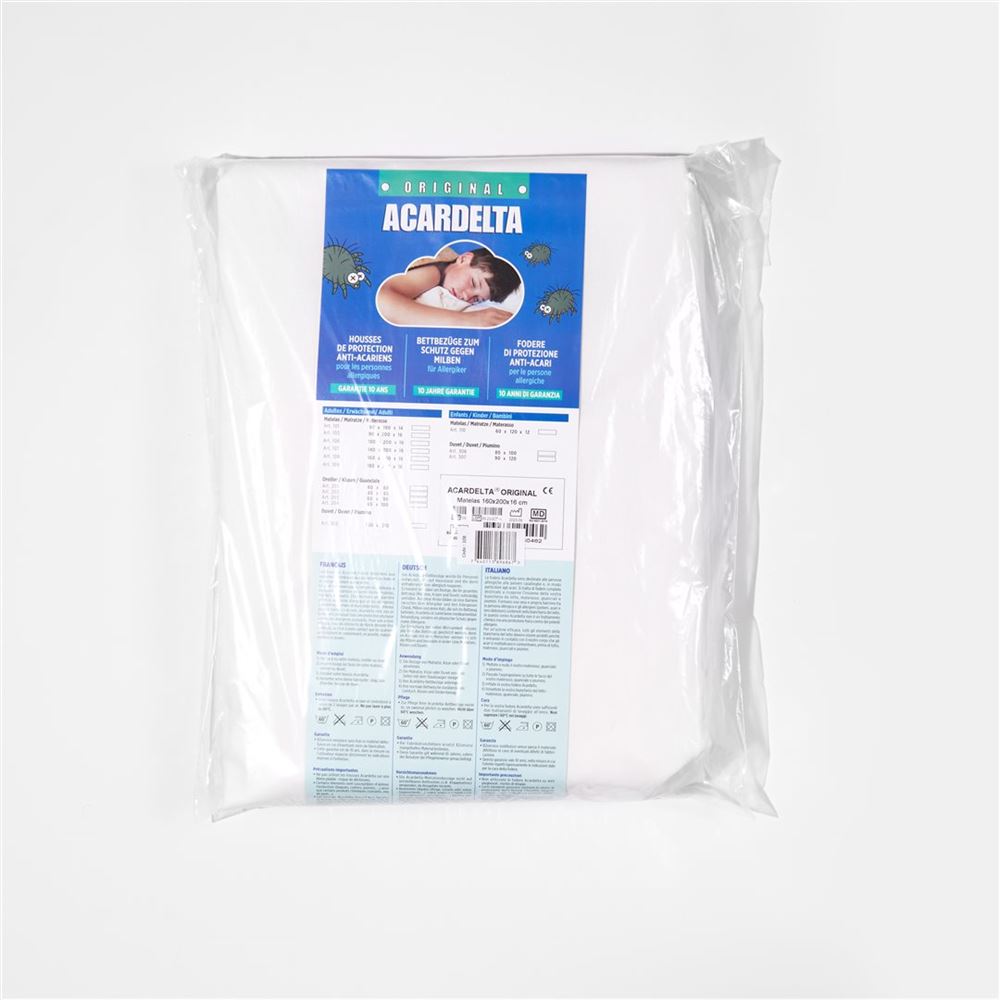 Image of Acardelta Original Milbenschutz Matratze 160x200x16cm