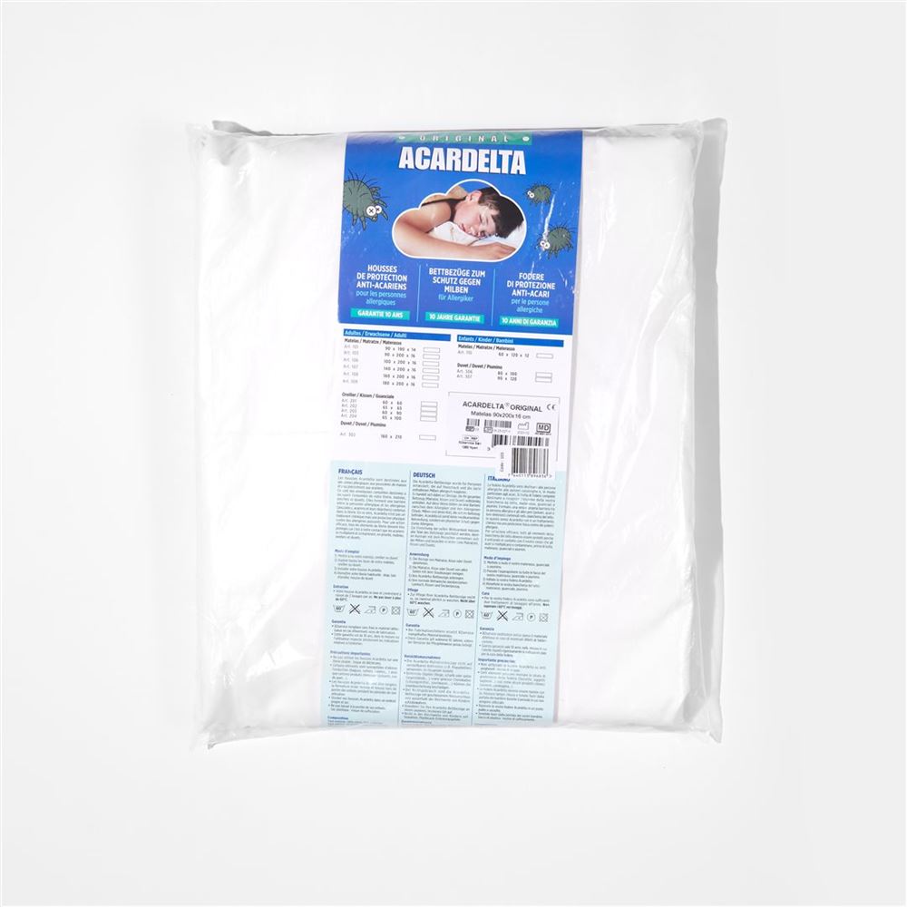 Image of Acardelta Original Milbenschutz Matratze 90x200x16cm
