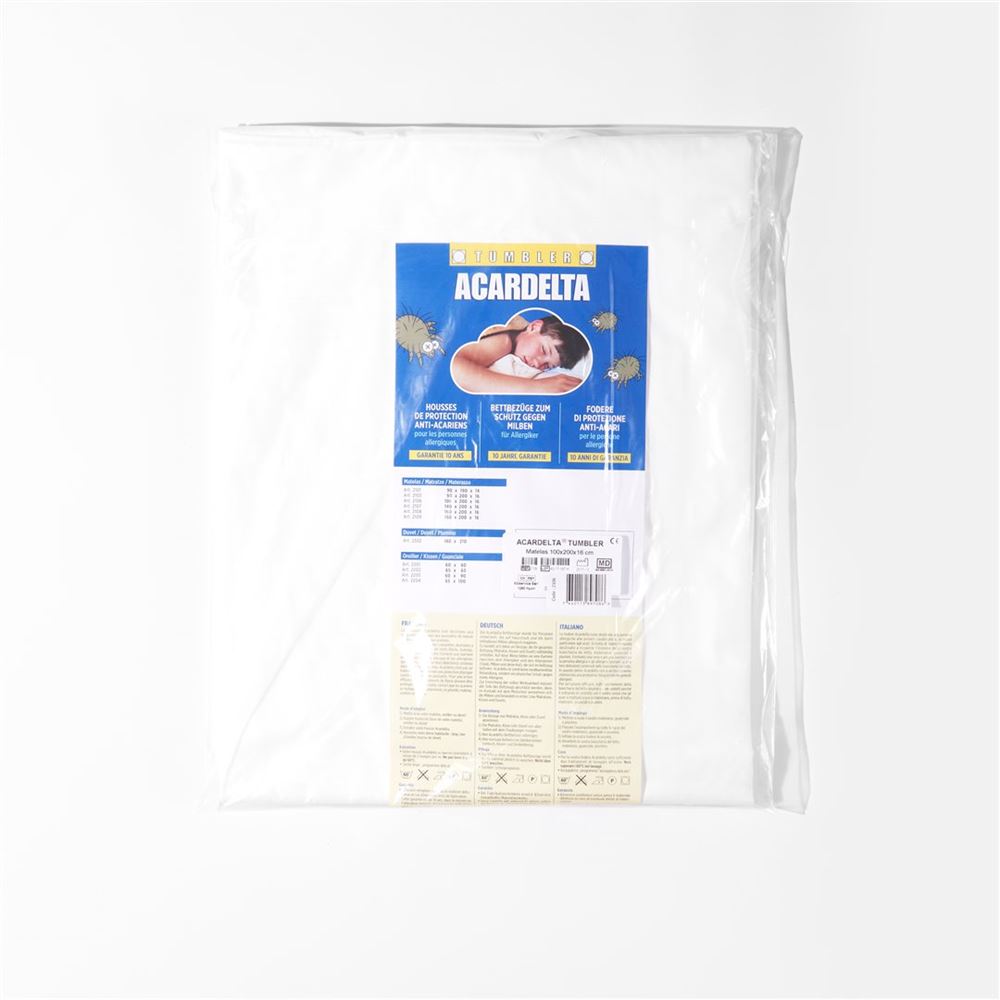 Image of Acardelta Tumbler Milbenschutz Matratze 100x200x16cm
