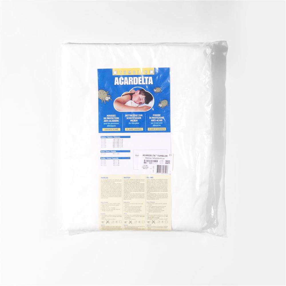 Image of Acardelta Tumbler Milbenschutz Matratze 140x200x16cm