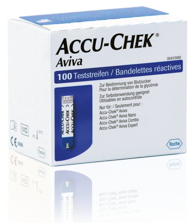 Accu-Chek Aviva bandelettes 2 x 50 pce