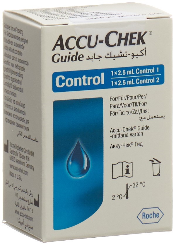 Image of Accu-Chek Guide Control 2 x 2.5 ml