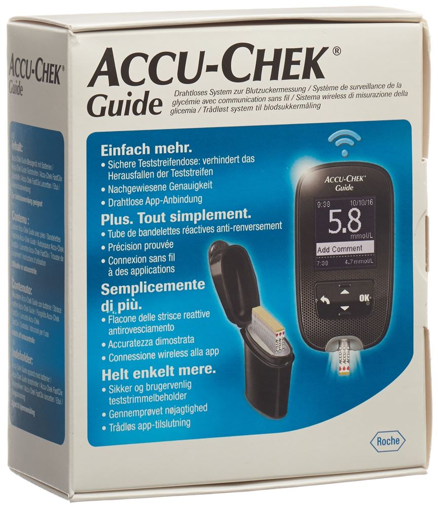 Accu-Chek Guide set mmol/l incluso 1x10 test
