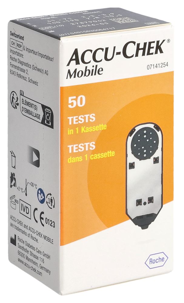 Image of Accu-Chek (Pi-Aps) Mobile Tests 50 Stk