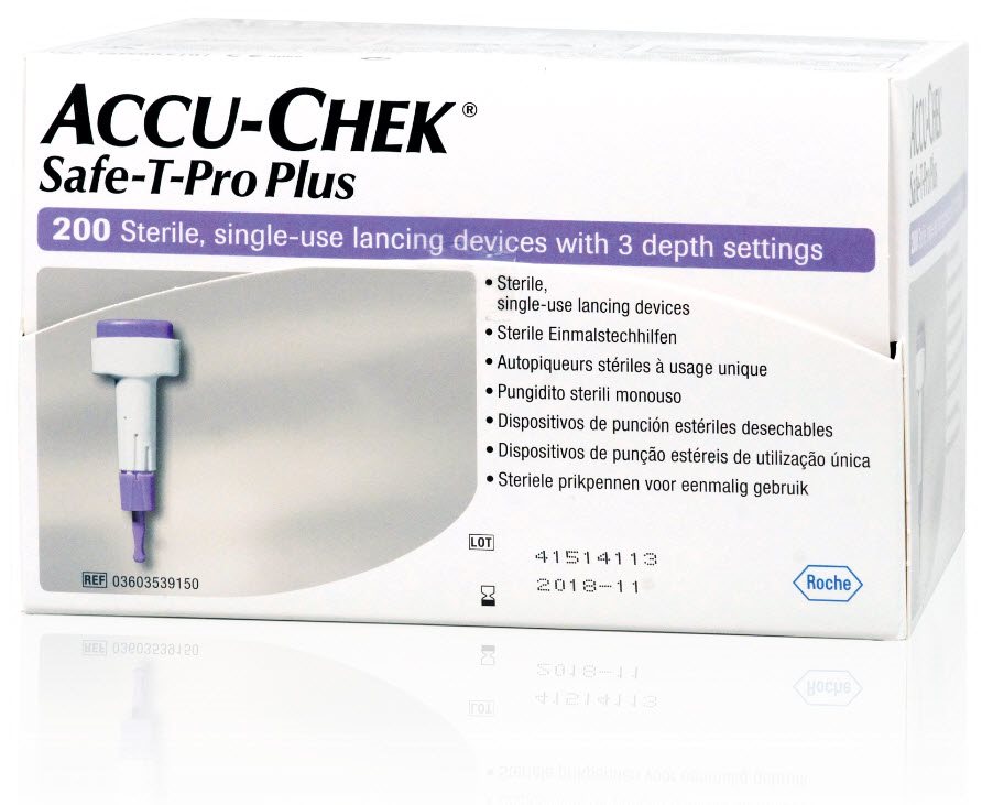 Accu-Chek Safe-T Pro Plus autopiqueur usage unique 200 pce