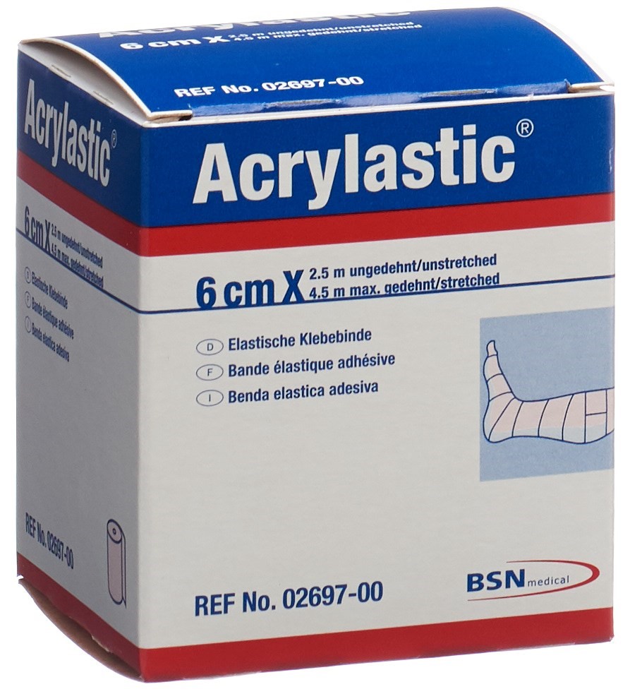 Image of Acrylastic Pflasterbinde 2.5mx6cm elastisch