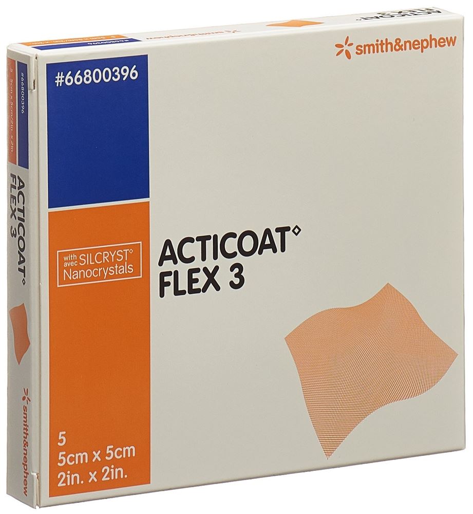 Image of Acticoat Flex 3 Wundverband 5x5cm 5 Stk