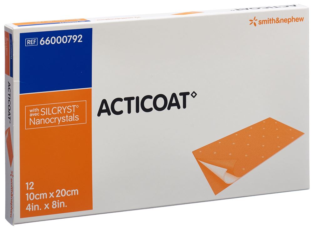 Image of Acticoat Wundauflage 10x20cm steril 12 Stk