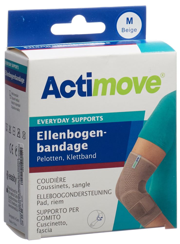Image of Actimove Everyday Support Ellenbogenbandage M Klettband