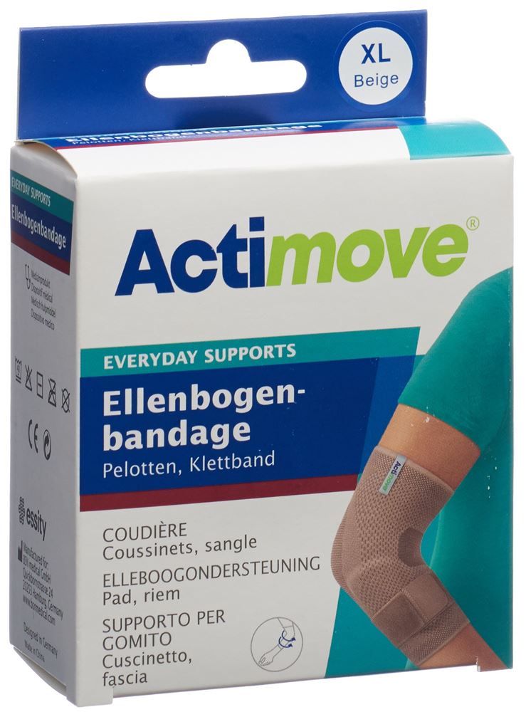 Image of Actimove Everyday Support Ellenbogenbandage XL Klettband