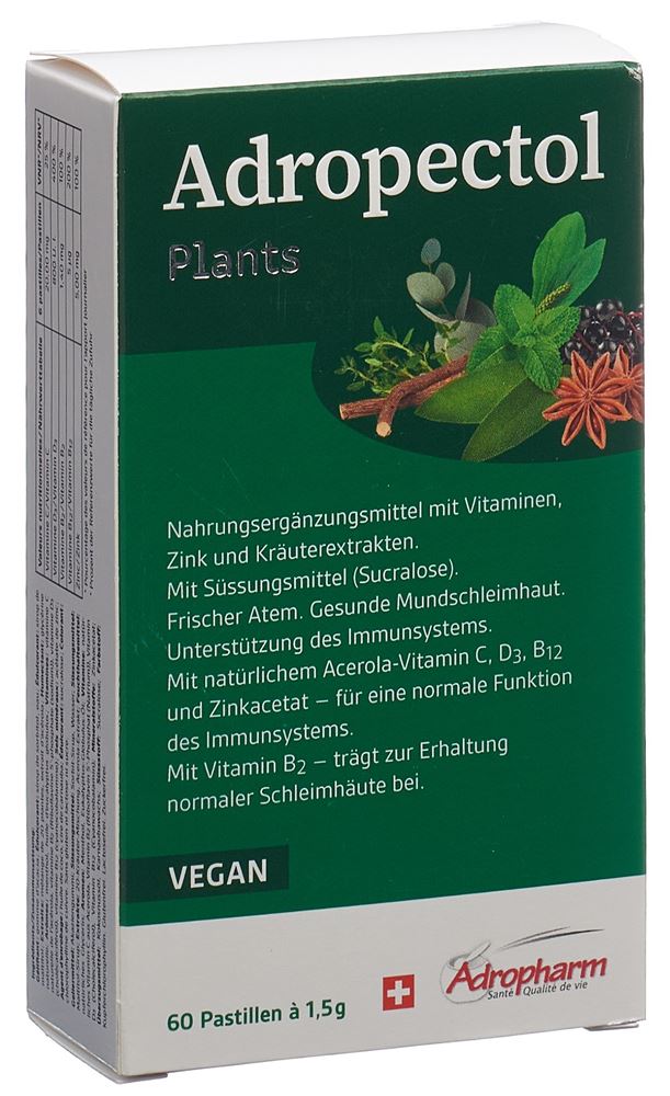 Image of Adropectol Plants Pastillen 60 Stk