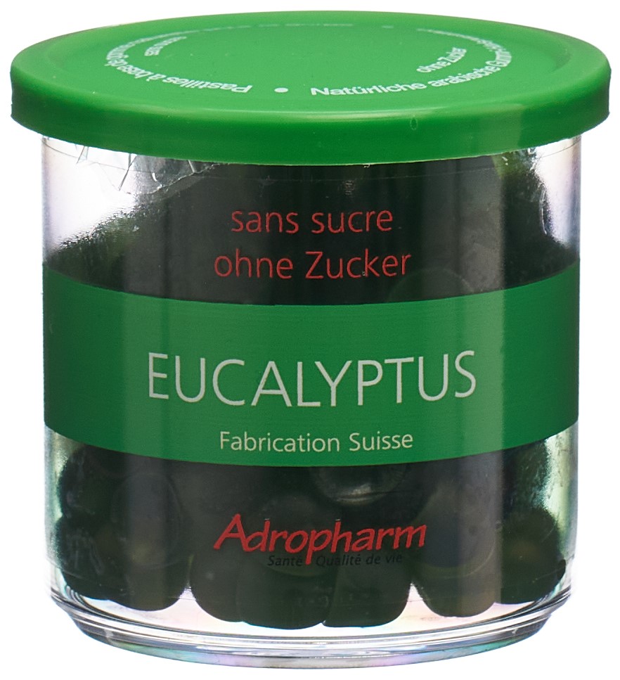 Adropharm eucalyptus sans sucre pastilles adoucissantes 140 g