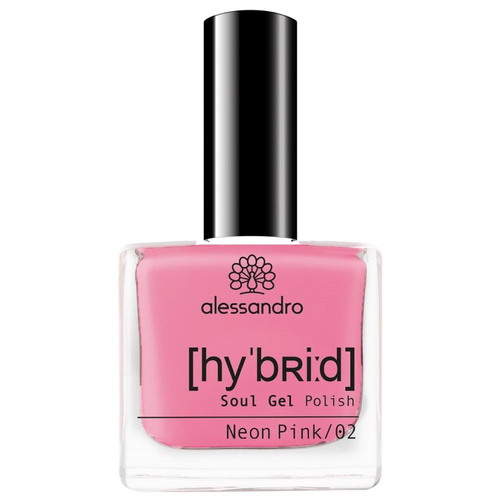 Image of Alessandro International Hybrid Soul Gel Polish Neon Pink 8 ml
