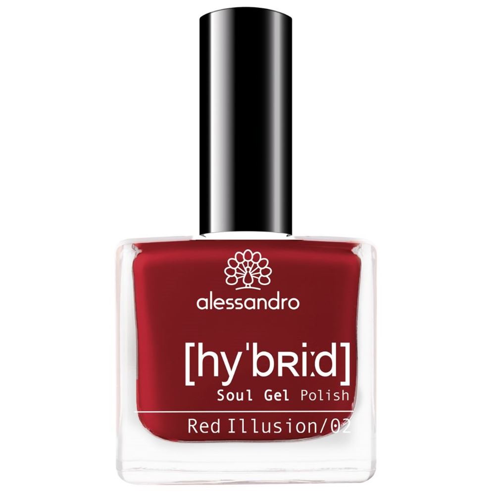 Image of Alessandro International Hybrid Soul Gel Polish Red Illusion 8 ml