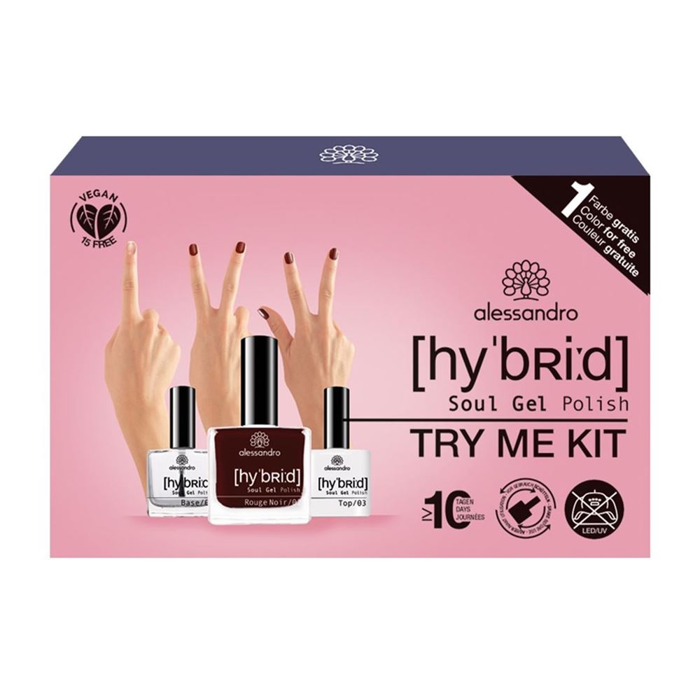 Image of Alessandro International Hybrid try me Set Rouge Noir