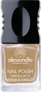 Image of Alessandro International Nagellack ohne Verpackung 99 Golden Rain 10 ml
