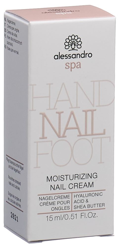 Image of Alessandro International Nail Spa Moisturizing Nail Cream 15 ml
