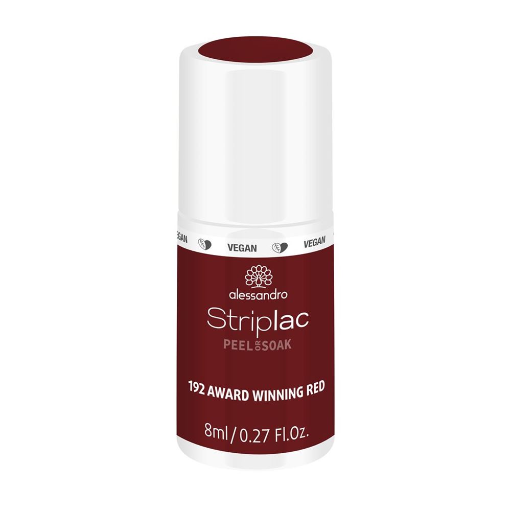 Image of Alessandro International Striplac Peel or Soak off Award Winning Red 8 ml