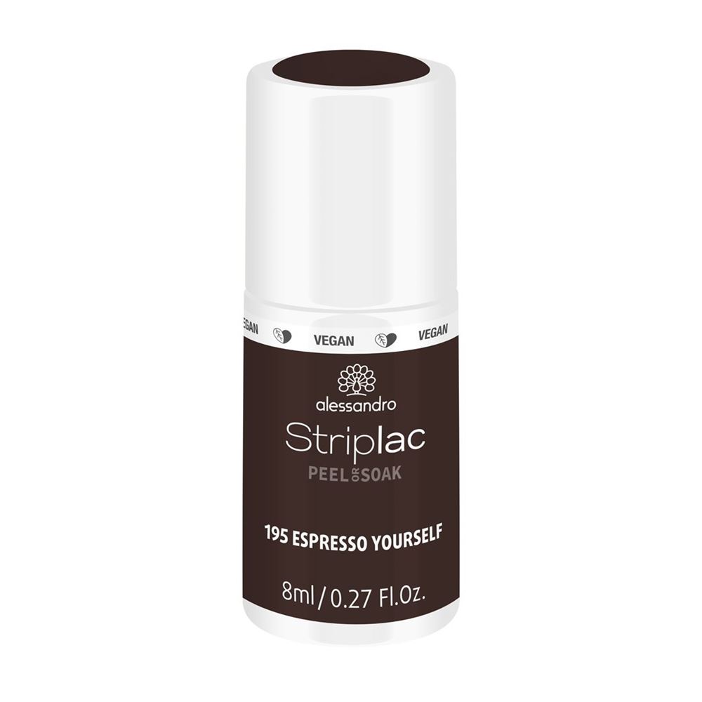 Image of Alessandro International Striplac Peel or Soak off Espresso Yourself 8 ml