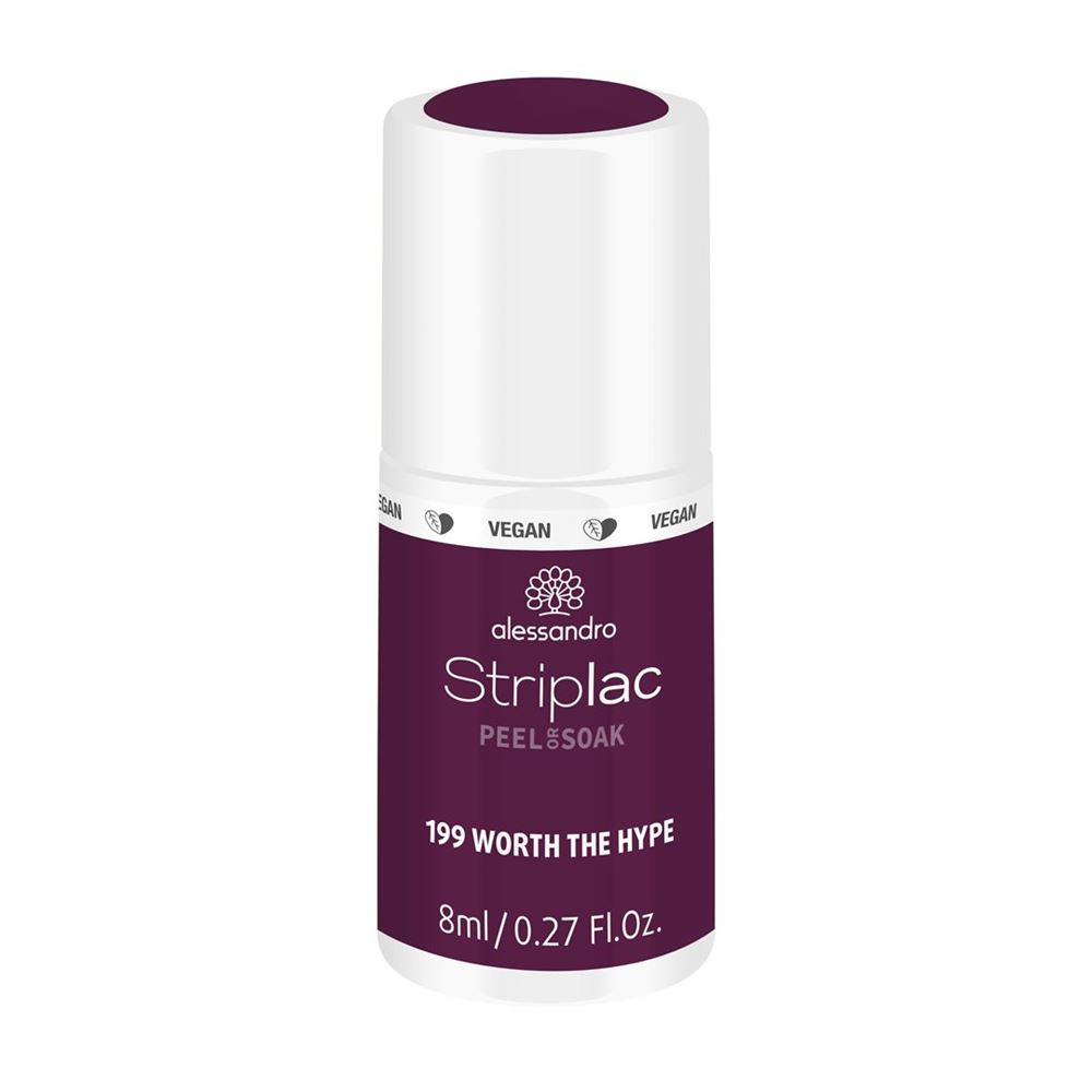 Image of Alessandro International Striplac Peel or Soak off Worth the Hype 8 ml