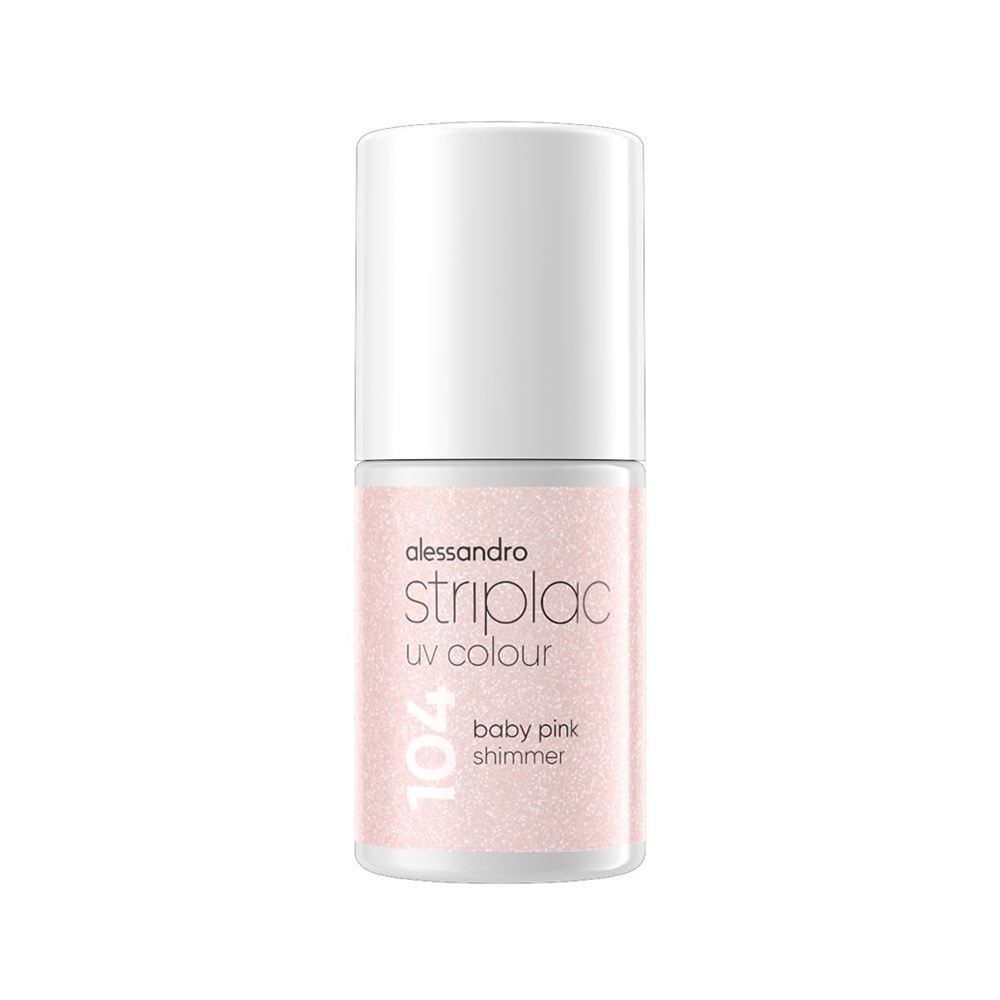 Image of Alessandro International Striplac UV Colour Baby Pink 6.5 ml