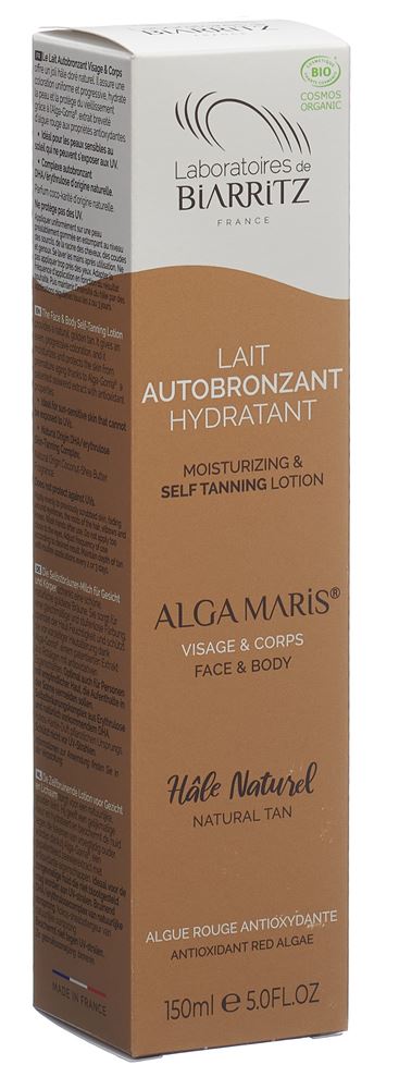 Image of Alga Maris Self Tanning Lotion Gesicht und Körper Tb 150 ml