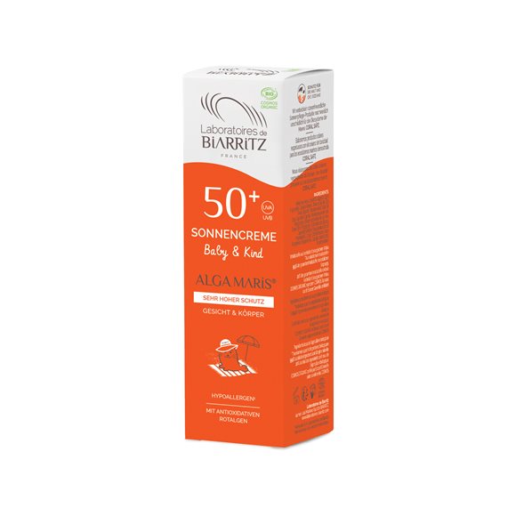 Image of Alga Maris Sonnencreme Kinder Lsf50+ ohne Parfum Disp 50 ml