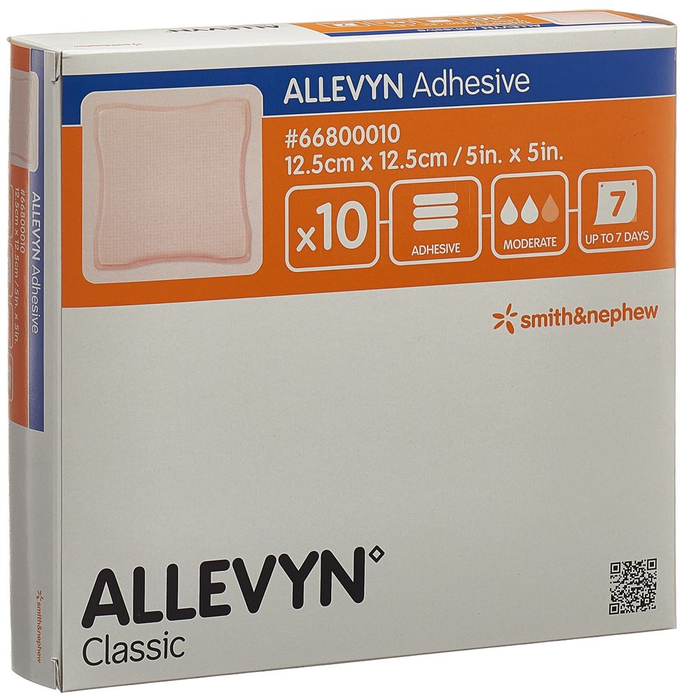 Image of Allevyn Adhesive Wundverband 12.5x12.5cm 10 Stk