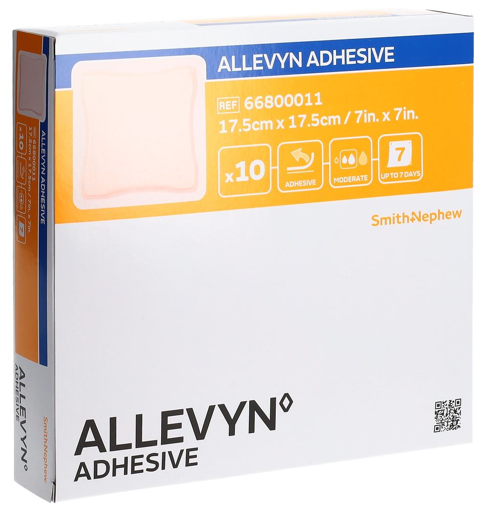 Image of Allevyn Adhesive Wundverband 17.5x17.5cm 10 Stk