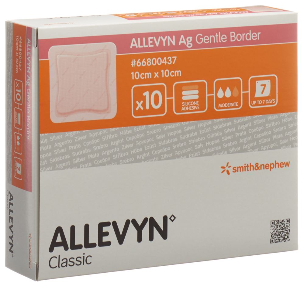 Image of Allevyn Ag GB Wundverband 10x10cm 10 Stk