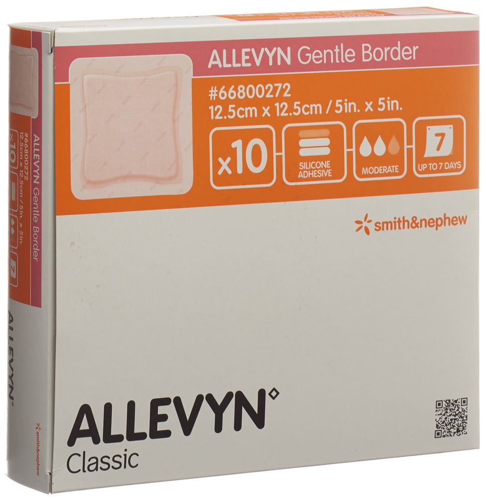 Image of Allevyn Gentle Border Wundverband 12.5x12.5cm 10 Stk