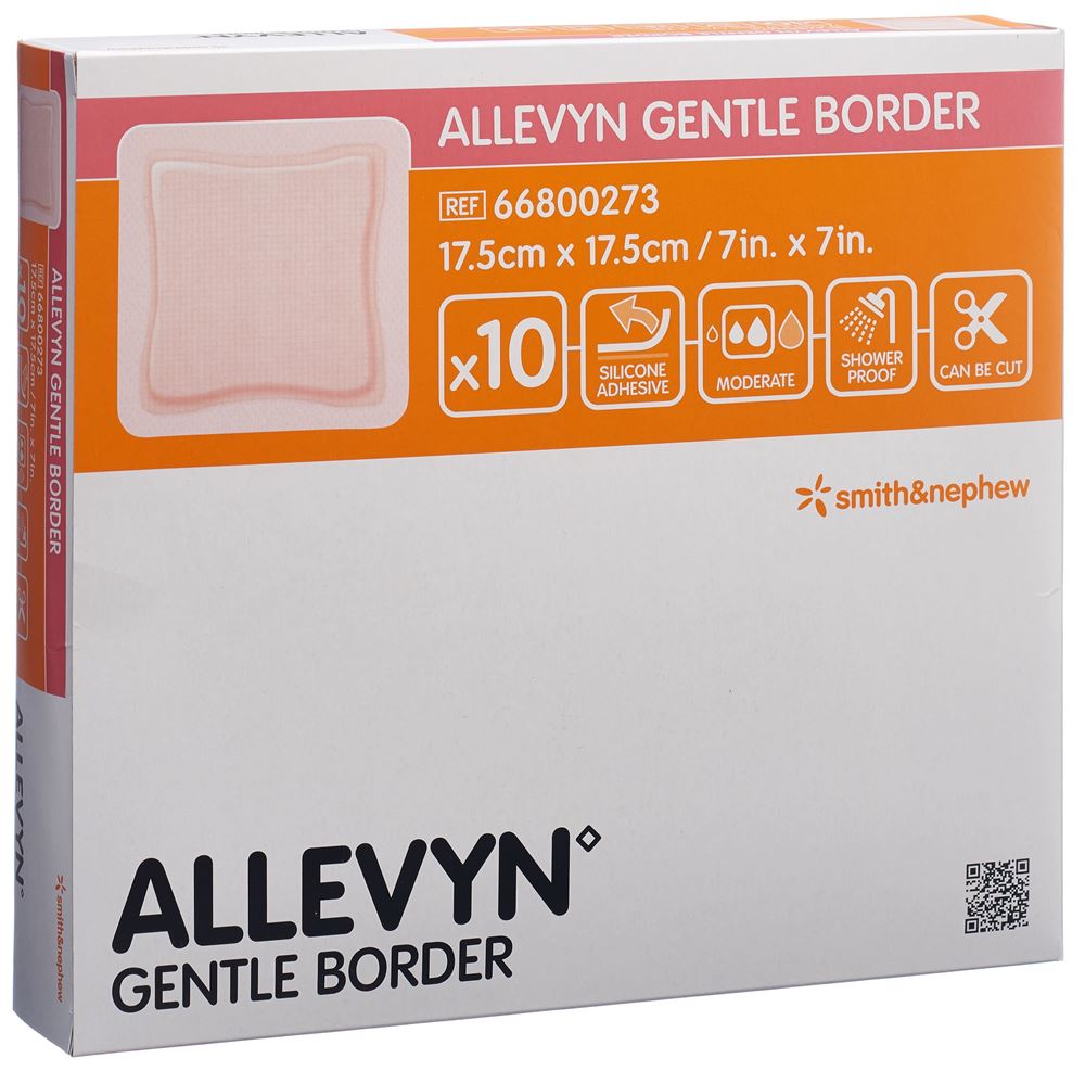 Image of Allevyn Gentle Border Wundverband 17.5x17.5cm 10 Stk