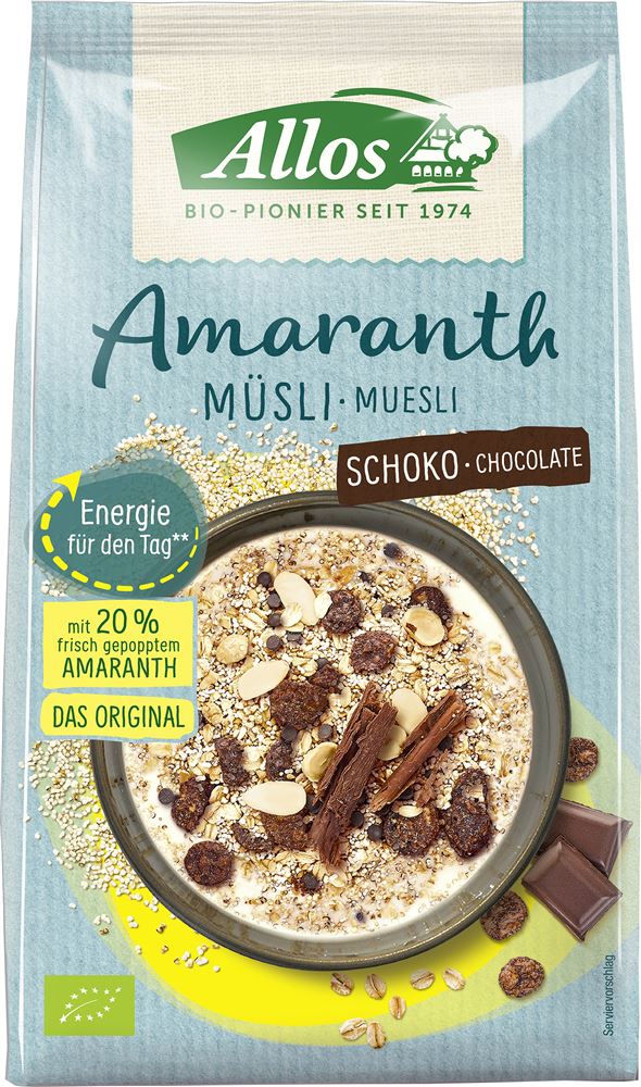 Image of Allos Amaranth Müsli Schoko 375 g