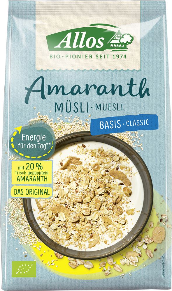 Image of Allos Amaranth Müsli Basis Btl 375 g