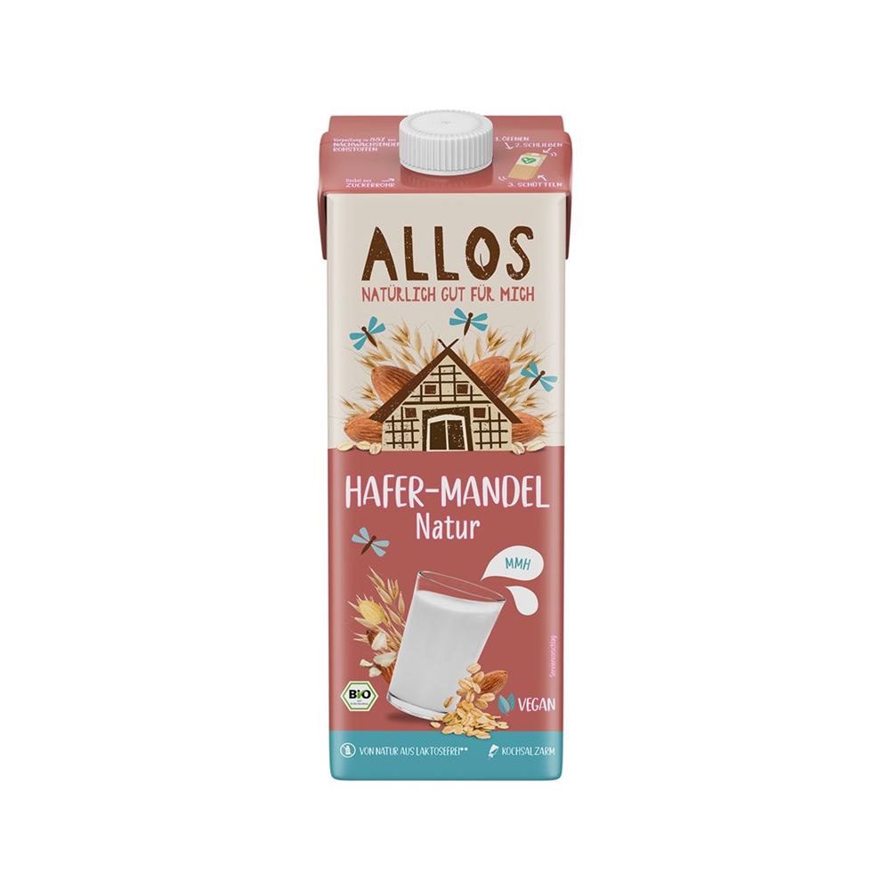 Image of Allos Hafer-Mandel Drink Tetra 1 lt