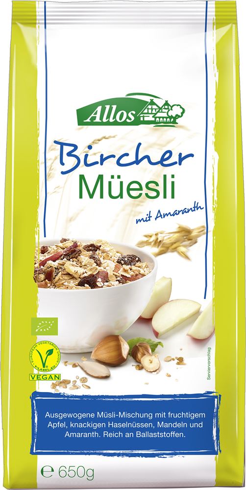 Image of Allos Hof-Müesli Bircher Bio 650 g