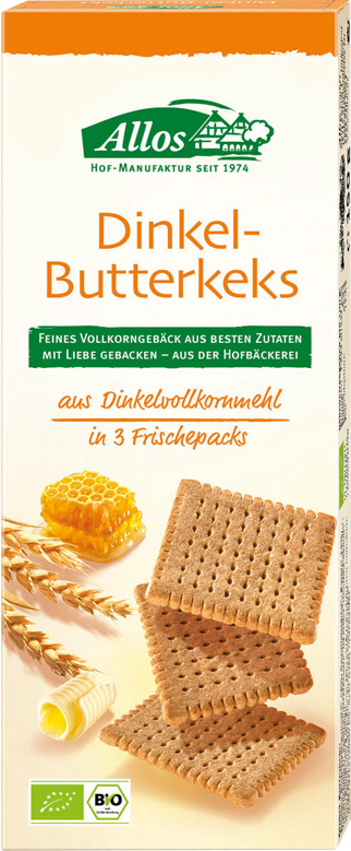 Image of Allos Kekse Dinkel-Butter 150 g