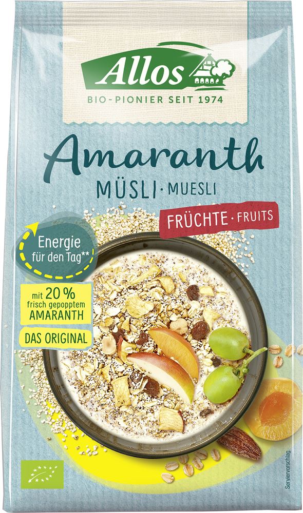 Image of Allos Müsli Amaranth Früchte Btl 375 g