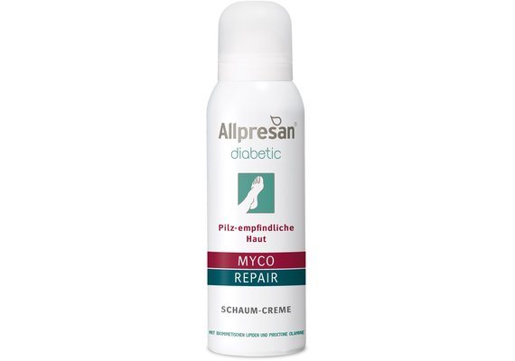 Image of Allpresan diabetic Schaum Creme Myco Repair Aeros Spr 75 ml