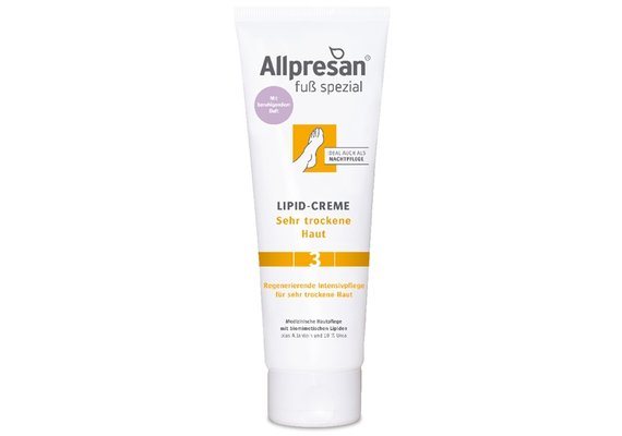 Image of Allpresan pedicare 3 Lipid Creme sehr trockene Haut mit Duft Tb 125 ml