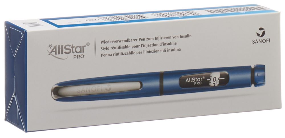 Image of AllStar Pro Lantus/Apidra/Insuman Insulinpen blau